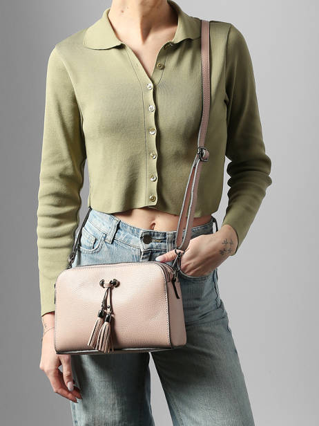 Leather Caviar Crossbody Bag Milano Beige caviar CA21101 other view 1