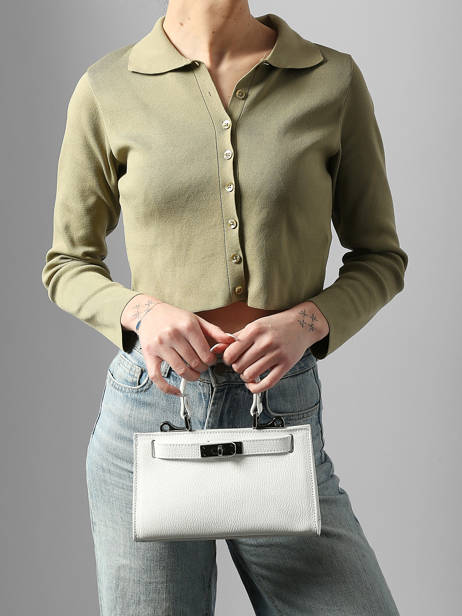 Sac Porté Main Caviar Leather Milano White caviar CA25114 other view 1