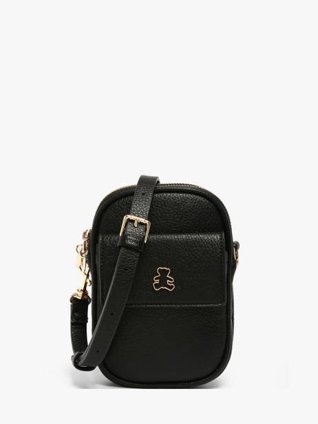 Crossbody Bag Soft Lulu castagnette Black soft YVILLE