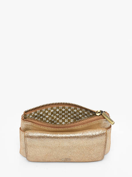 Coin Purse Vintage Leather Mila louise Beige vintage 3853X other view 2