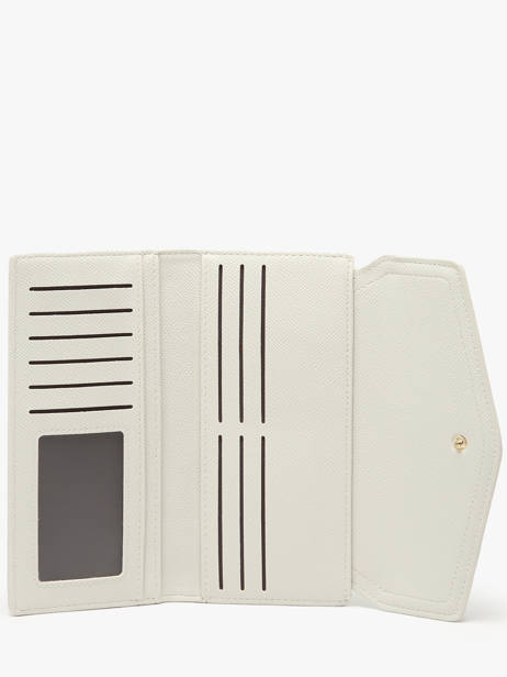 Wallet Saffiano David jones White saffiano P164 other view 1