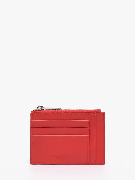 Wallet Paris Leather Lancaster Red paris pm 22