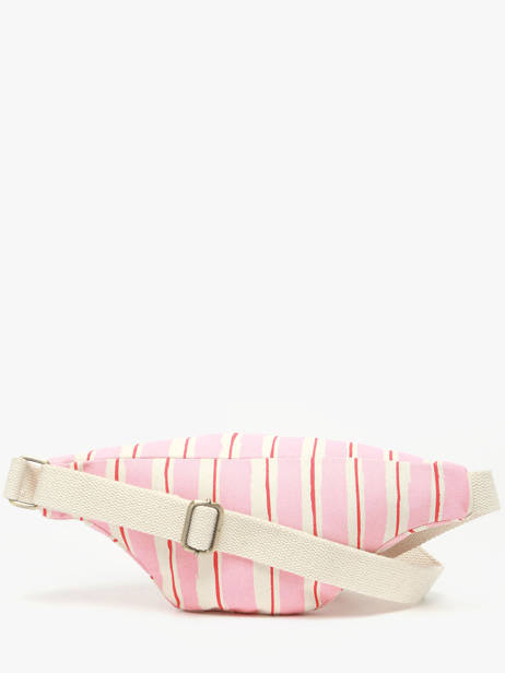 Striped Olivia Belt Bag Hindbag Pink rayures RA other view 3