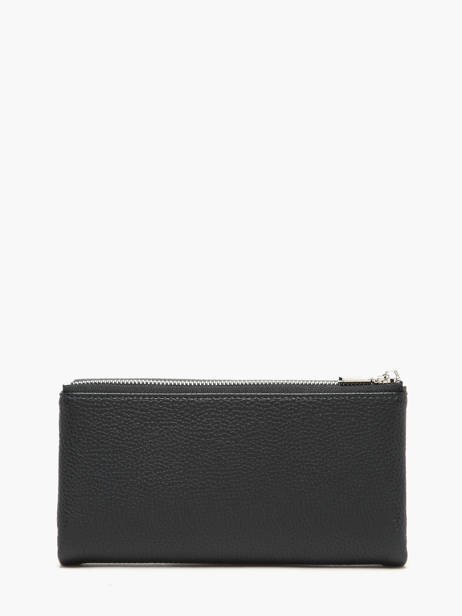 Wallet With Coin Purse Grained Miniprix Black grained F5039 other view 2