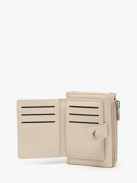 Coin Purse With Card Holder Saffiano Miniprix Beige saffiano F5012 other view 1