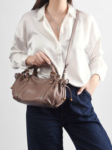 Sac Icone  12h Cuir Gerard darel Marron icone DDS73410 vue secondaire 1