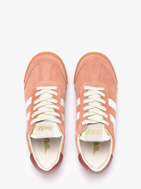 Sneakers In Leather Gola Pink women CLB538LU other view 3