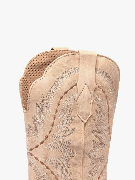 Santiago Boots In Leather Alpe Beige women 52171115 other view 3