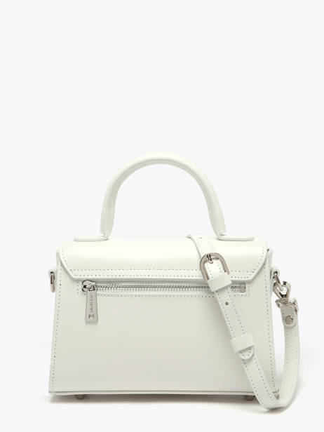 Small Leather Suave Crossbody Bag Lancaster White suave even 16 other view 4