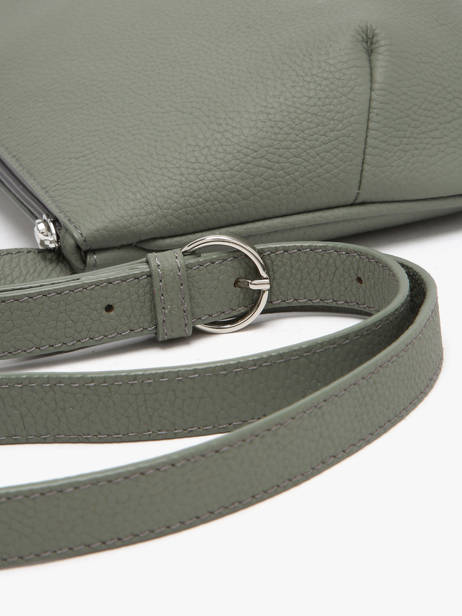Leather Crossbody Bag Large City Perle Nathan baume Green n city 1 other view 3