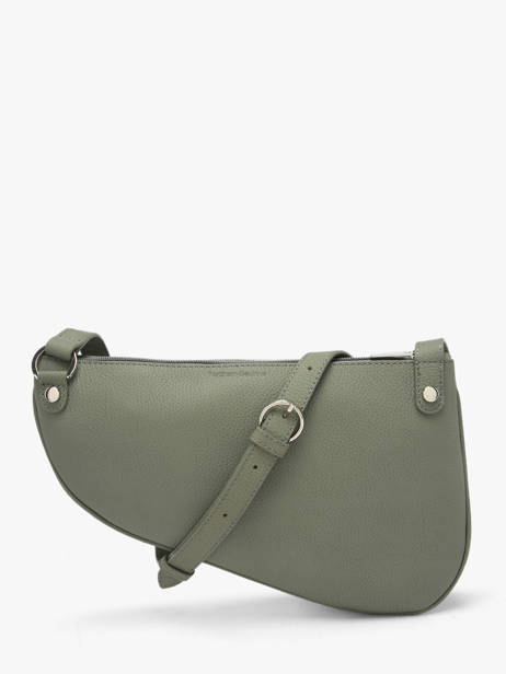 Leather Crossbody Bag Large City Perle Nathan baume Green n city 1 other view 5