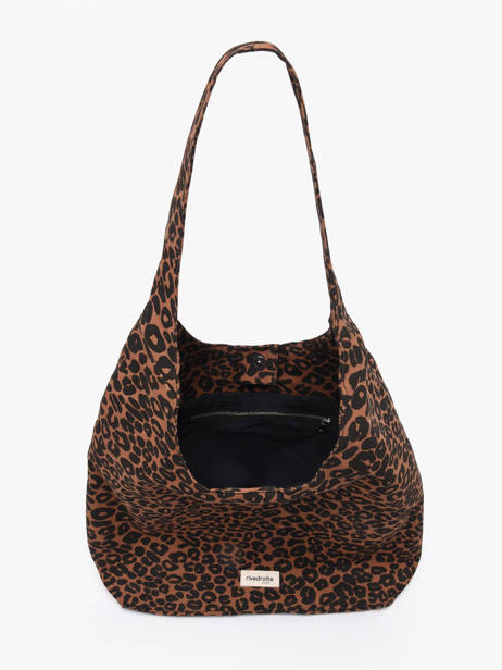 Recycled Cotton Richelieu Wild Tribe Hobo Bag Rivedroite Brown wild tribe RICHEWIL other view 3