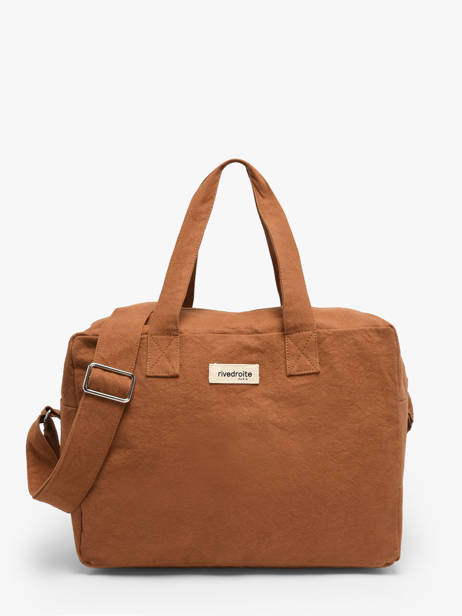 Recycled Cotton Sauval City Bag Rivedroite Brown timeless SAUVATIM