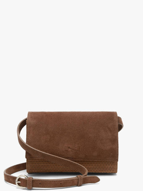 Thelma Crossbody Bag Textured Leather Nathan baume Brown n city 12TX