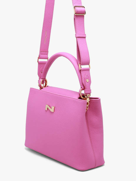 Leather Magnolia Top-handle Bag Nathan baume Pink eden 3 other view 2