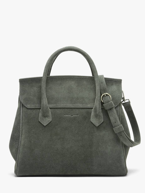 Suede Leather Clara Handbag Nathan baume Green nathan 2S other view 5