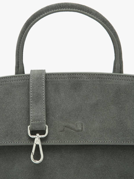 Suede Leather Clarita Crossbody Bag Nathan baume Green nathan 18S other view 3