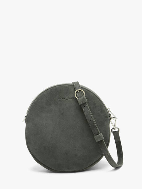 Suede Leather Dorine Crossbody Bag Nathan baume Green nathan 32PS other view 5