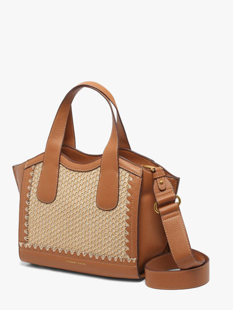 Rosalie Satchel With Strap Laurent david Brown ld bags 968 other view 2