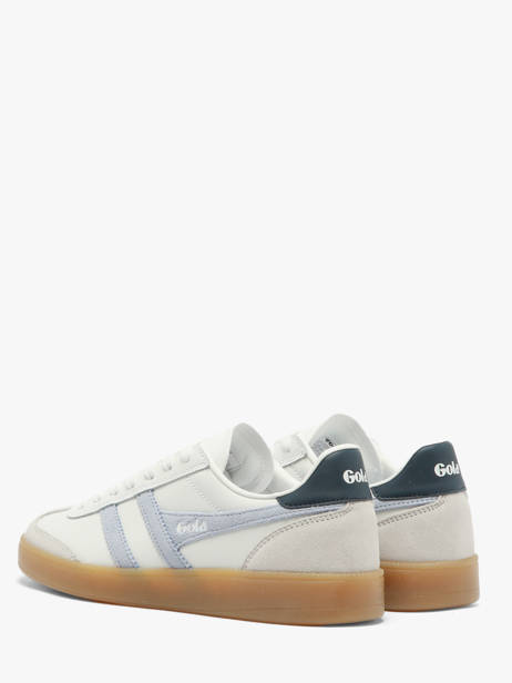 Sneakers In Leather Gola White women CLB744XE other view 2
