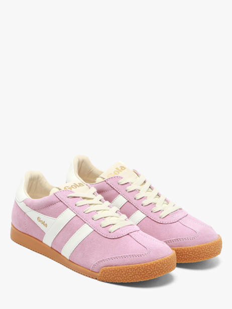 Sneakers In Leather Gola Pink women CLB538KW other view 1
