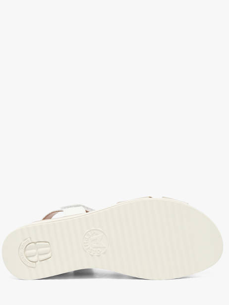 Platform Sandals In Leather Mephisto Gold women P5148798 other view 4