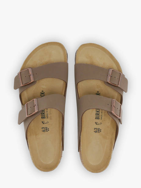 Slippers Arizona Birkenstock Brown men 151181 other view 3