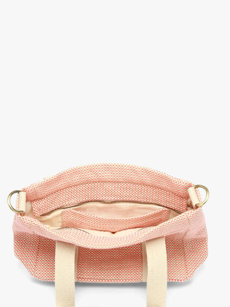 Handbag Tressage Cotton Hindbag Pink tressage TS other view 3
