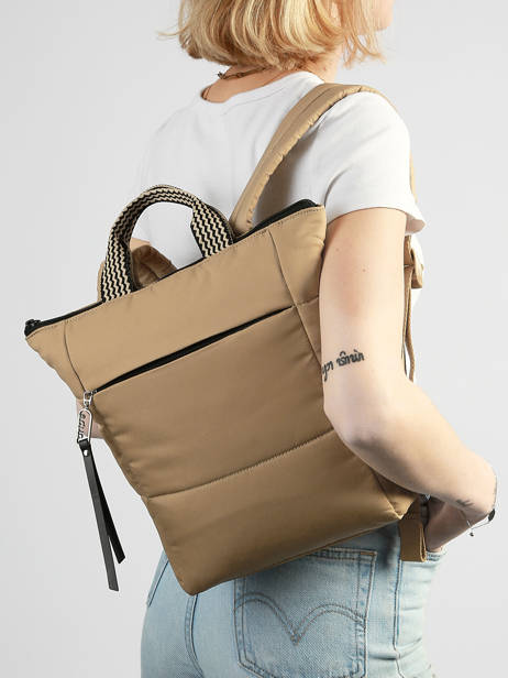 Backpack Cumulus Recycled Nylon Aube Beige cumulus 101CS02 other view 1