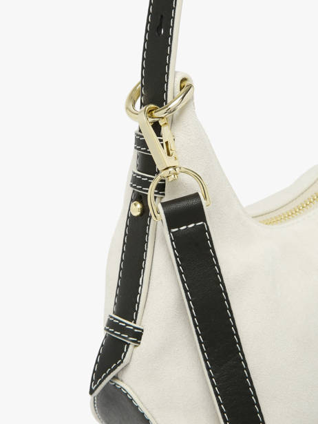 Suede Leather Sam Crossbody Bag Nathan baume Beige vogue 4 other view 3