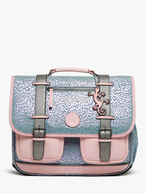 Wheeled Schoolbag 2 Compartments Cameleon Blue vintage fantasy PBVGCA38