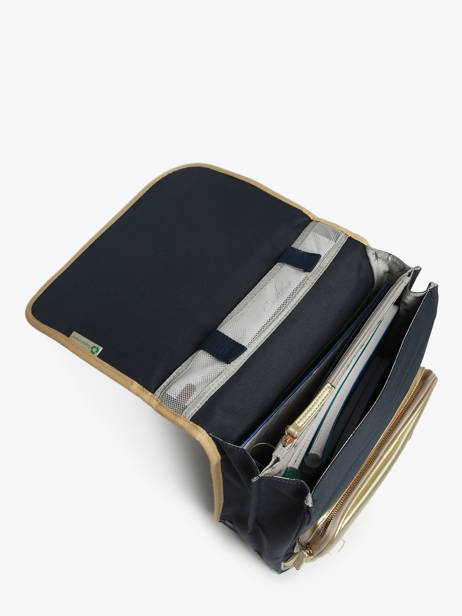 3-compartment Backpack Cameleon Blue vintage fantasy PBVGSD39 other view 3