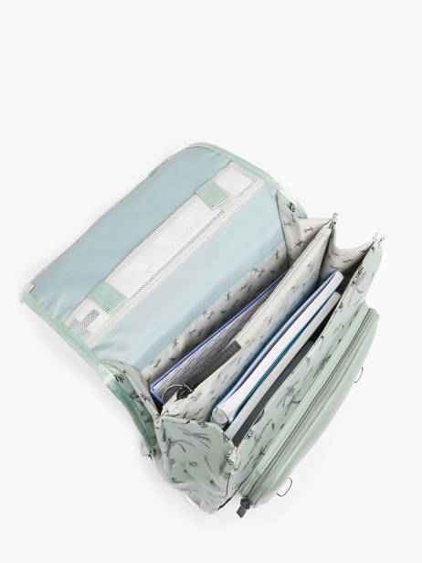 3-compartment Backpack Cameleon Green vintage north PBVWSD39 other view 3