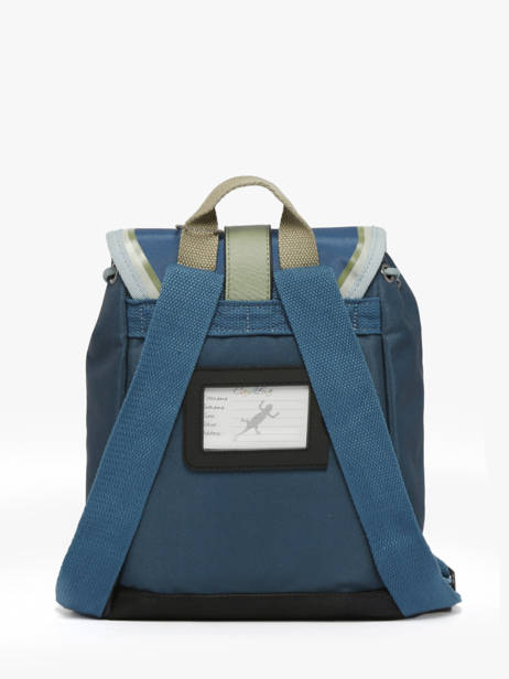 1 Compartment Backpack Cameleon Blue vintage urban PBVBSD25 other view 4