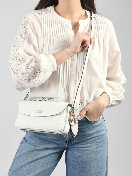 Crossbody Bag Sally Polyurethane Guess White sally QG992121 other view 1
