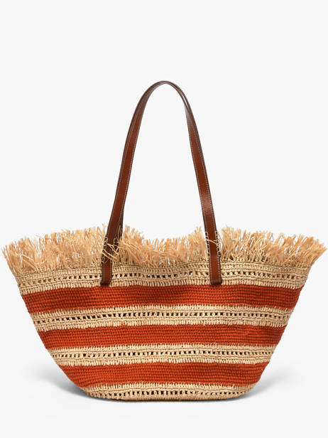 Shoulder Bag Cabas Raphia Raphia Vanessa bruno Orange cabas raphia 23V40928