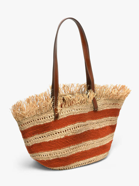 Shoulder Bag Cabas Raphia Raphia Vanessa bruno Orange cabas raphia 23V40928 other view 2