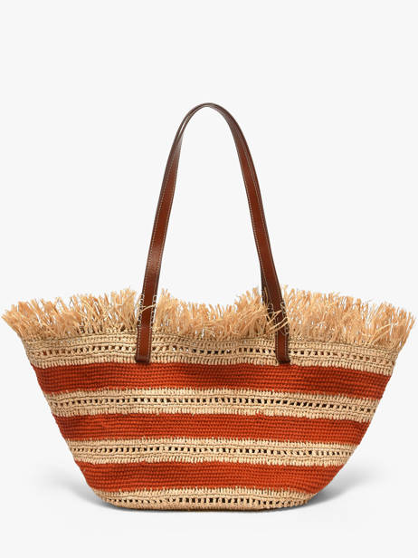 Shoulder Bag Cabas Raphia Raphia Vanessa bruno Orange cabas raphia 23V40928 other view 5