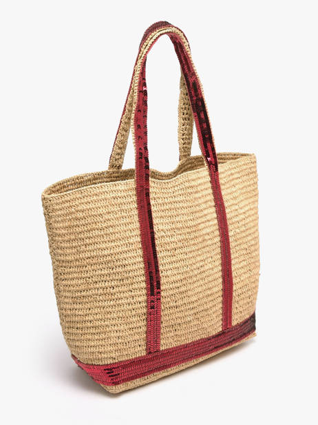Satchel Cabas Raphia Raphia Vanessa bruno Beige cabas raphia 64V40380 other view 2