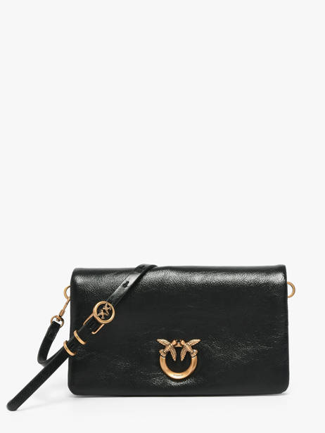 Shoulder Bag Love Bag Icon Leather Pinko Black love bag icon 6023A315