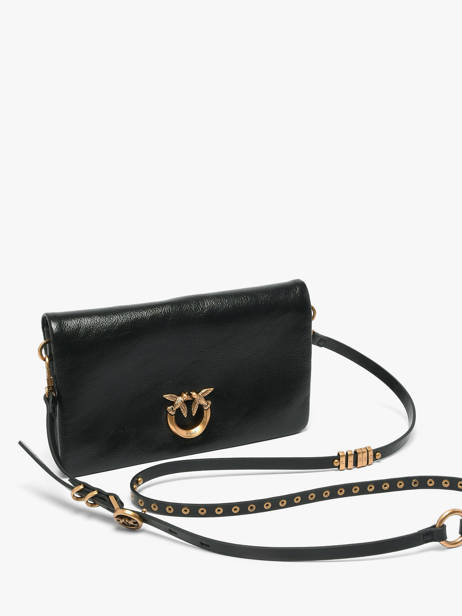 Shoulder Bag Love Bag Icon Leather Pinko Black love bag icon 6023A315 other view 2