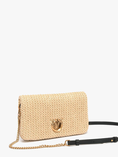 Shoulder Bag Love Bag Soft Raphia Pinko Beige love bag soft 6023A391 other view 2