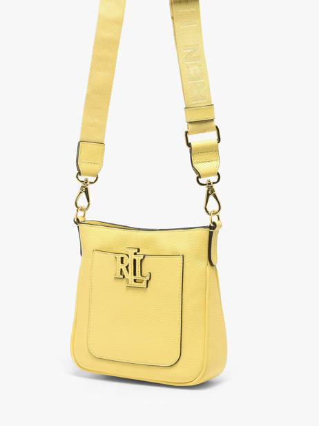 Leather Mini Cameryn Crossbody Bag Lauren ralph lauren Yellow cameryn 31982184 other view 2