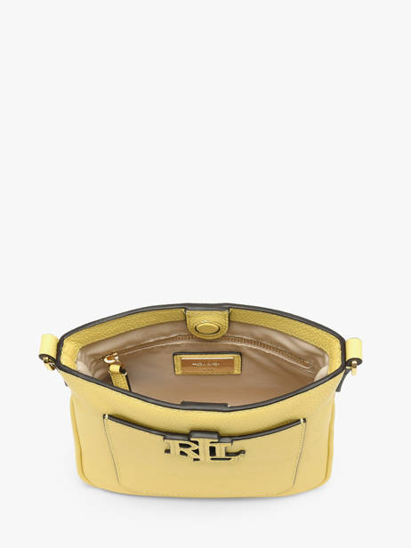 Leather Mini Cameryn Crossbody Bag Lauren ralph lauren Yellow cameryn 31982184 other view 3