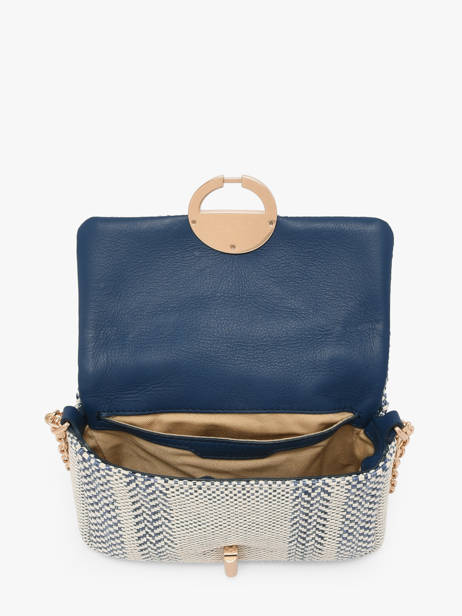 Leather Crossbody Bag Moon Tressé Vanessa bruno Blue moon 7V40326 other view 4