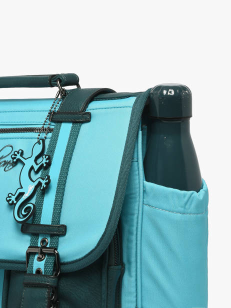 Satchel 2 Compartments Cameleon Blue vintage urban PBVBCA35 other view 5