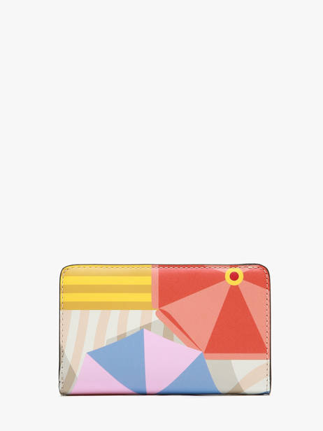 Portefeuille Lancel Plage Cuir Lancel Multicolore lancel plage  A14196 vue secondaire 2