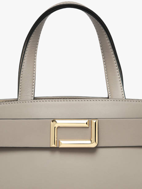 Sac Porté Main M Angèle Cuir Lancel Gris angele A14017 vue secondaire 3