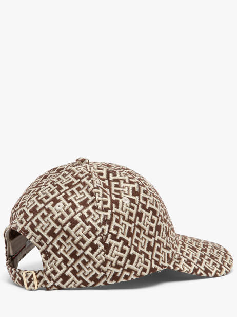 Cap Tommy hilfiger Brown monogram AW18916 other view 2