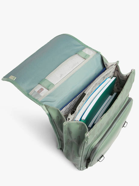 2-compartment Vintage North Backpack Cameleon Green vintage north SD39 other view 4
